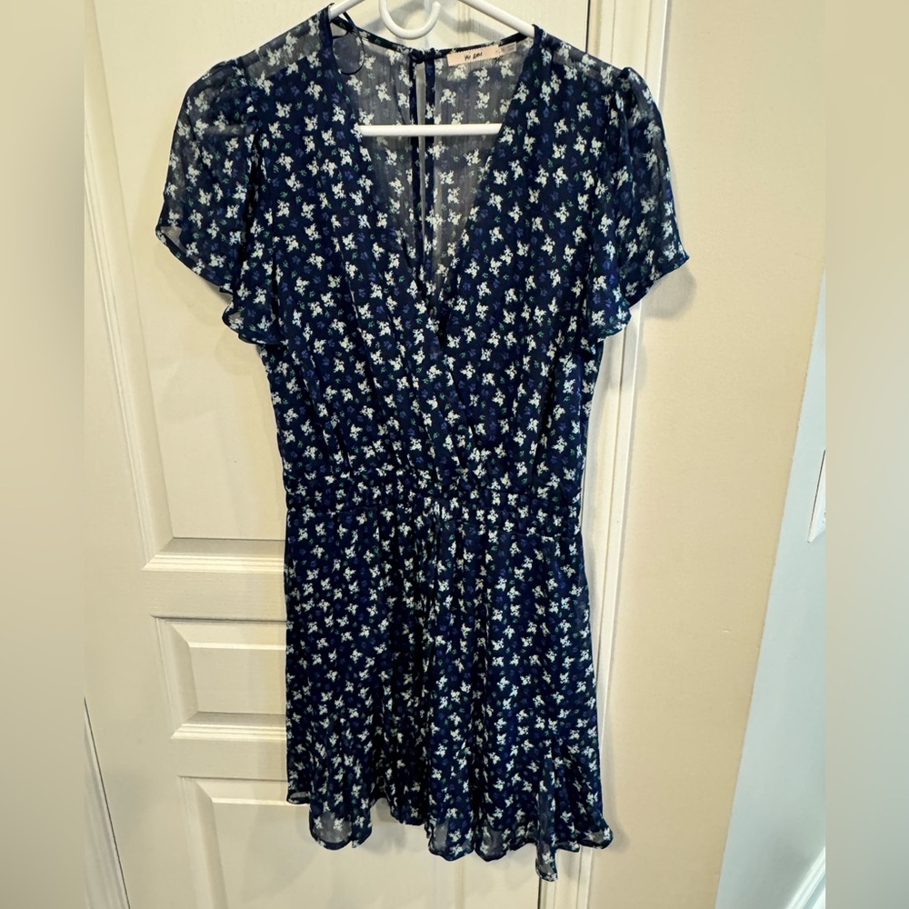 Closet Clearout Mi Ami Blue Flowery and Flowy Dress